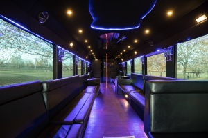 Ambassador Bus (Interior, Rear, View 3)