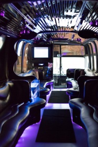 Limo Bus (Interior, Front, View 1)